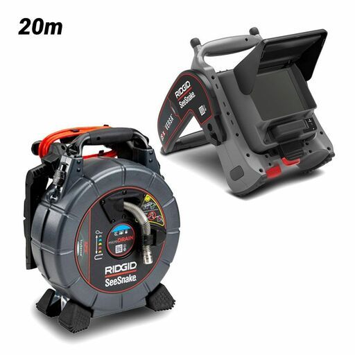 Ridgid 70023 + CS6x VERSA (64943) SeeSnake 20m MicroDrain APX