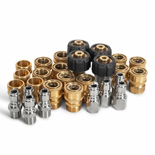 Super Hydro SH28AK1 28pce Universal Pressure Washer Quick Connect Adaptor Set – image 2
