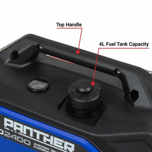 Panther PRO2400 3kVA 2400W Ultra Quiet Compact Inverter Generator – image 7