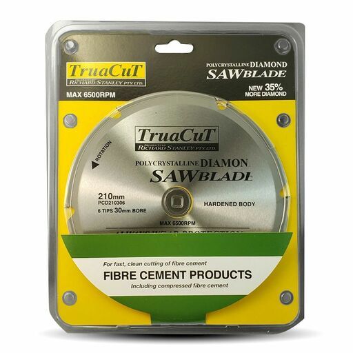 TruaCut PCD305308 305mm (12") 30mm Bore 8T Fibre Cement Cutting Diamond Blade – image 2