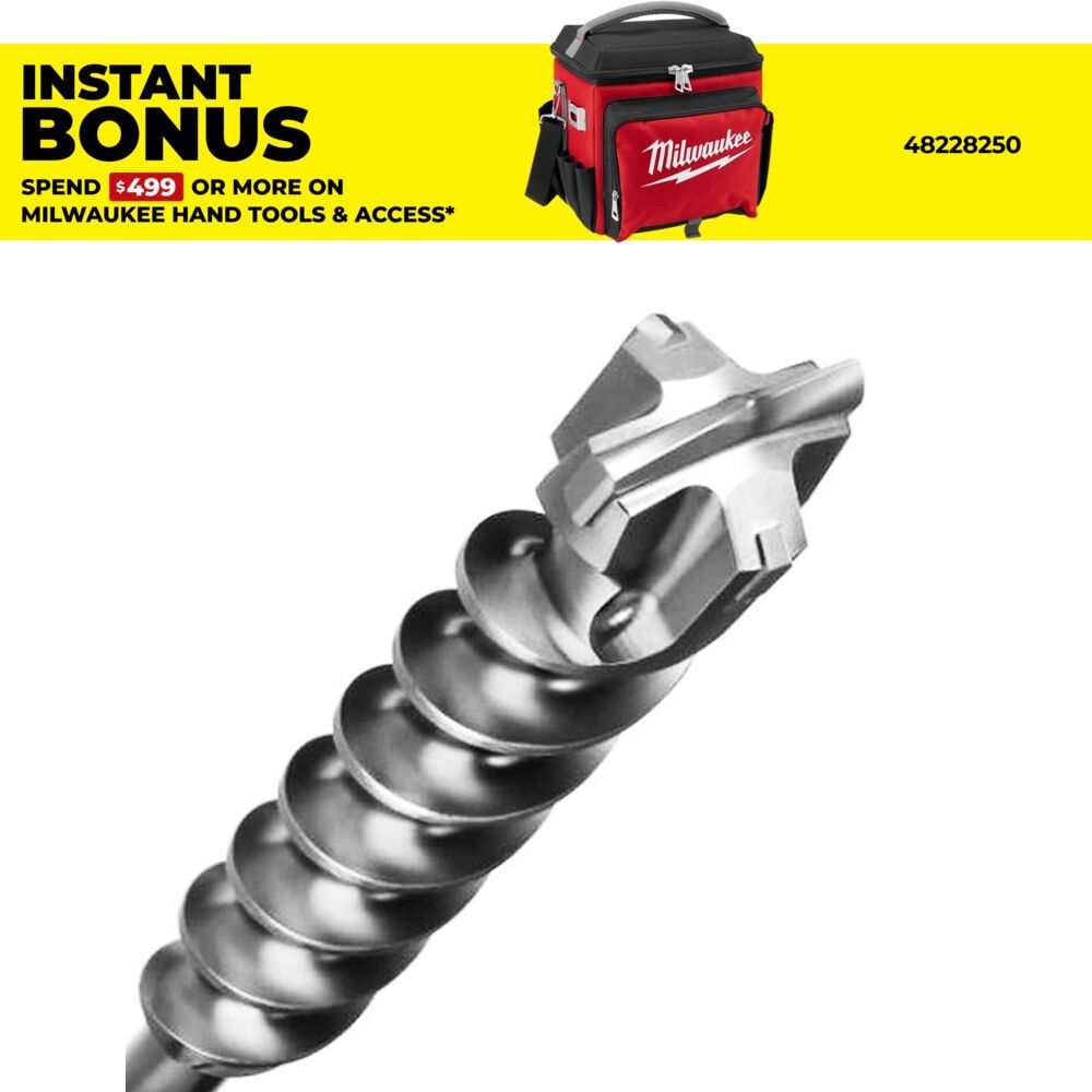 Milwaukee 4932352758 16mm x 920mm SDS Max 4-Cut Masonary Drill Bit – image 1