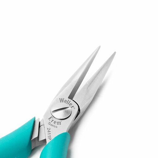 Weller 2411P 6" Smooth Rounded Jaw Needle Nose Pliers – image 3