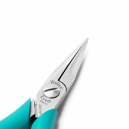 Weller 2411P 6" Smooth Rounded Jaw Needle Nose Pliers – image 2