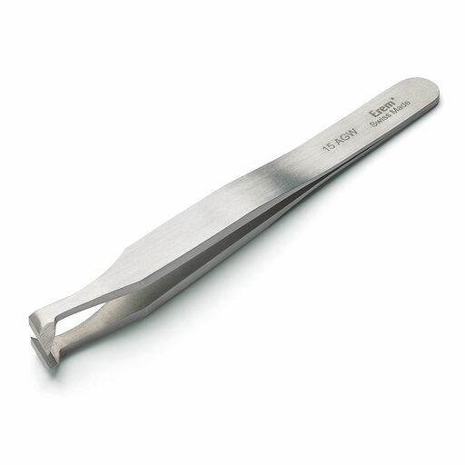 Weller 15AGW 4-1/2" Narrow Oblique Head Cutting Tweezers for Soft Wires – image 2
