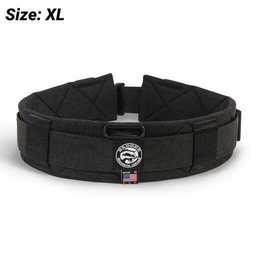 Badger Tool Belts 411030 Straight Belt Black - XL