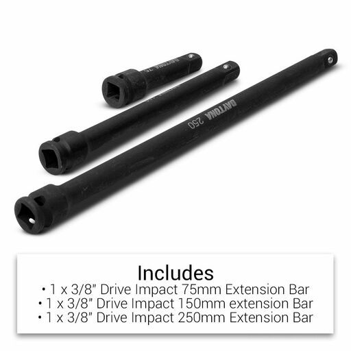 Daytona D6IS38 6pce 3/8"Drive Industrial Impact Extension Bar