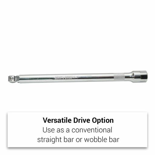 Daytona DWEH312 3pce 1/2" Drive 75-250mm Wobble Hex Nut End Extension Bar Set – image 4