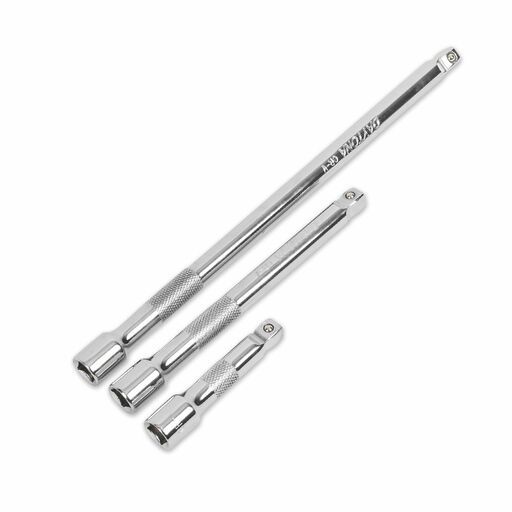 Daytona DWEH338 3pcs 3/8" Drive 75-250mm Wobble  Hex Nut End Extension Bar Set – image 3
