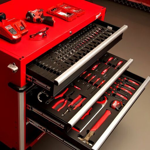 Milwaukee MTK238C36V3 238pce 36" Automotive Starter Toolkit in 5 Drawer Steel Tool Cabinet Trolley – image 7