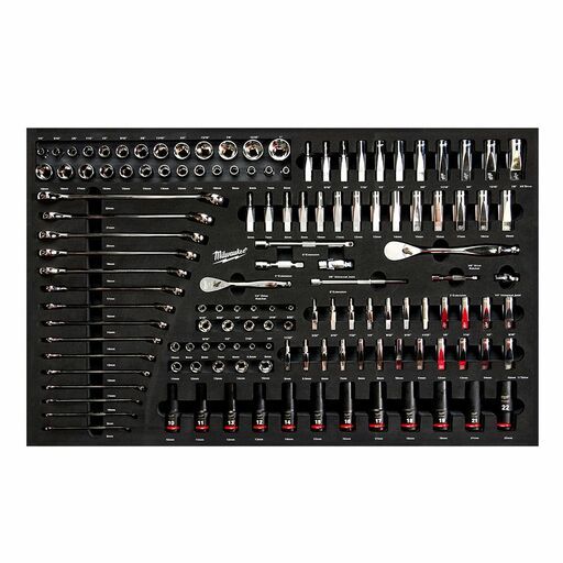 Milwaukee MTK238C56V3 238pce 56" Automotive Starter Toolkit with 10 Drawer Steel Tool Cabinet Trolley – image 6