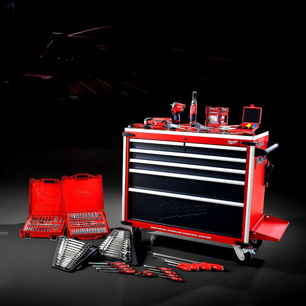 Milwaukee MTK218A1V3 218pce Automotive Starter Toolkit with 6 Drawer Work Bench – image 10