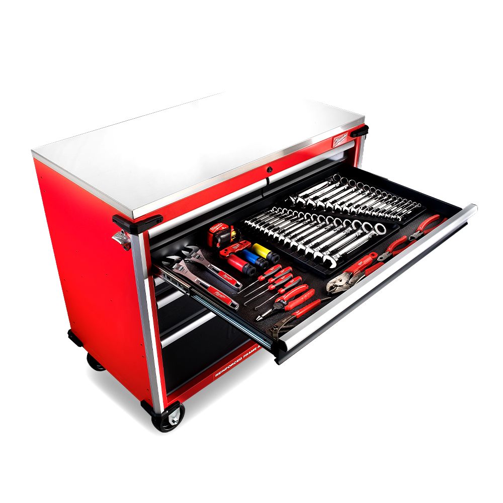 Milwaukee MTK218A1V3 218pce Automotive Starter Toolkit with 6 Drawer Work Bench – image 3