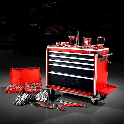 Milwaukee MTK218A1V3 218pce Automotive Starter Toolkit with 6 Drawer Work Bench – image 9