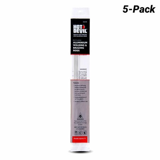 Hot Devil HDAWR 5-Pack Aluminium Welding & Brazing Rods
