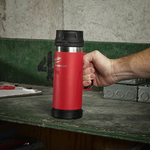 Milwaukee 48228394R PACKOUT 532ml (18oz) Sip Lid Red Mug – image 5