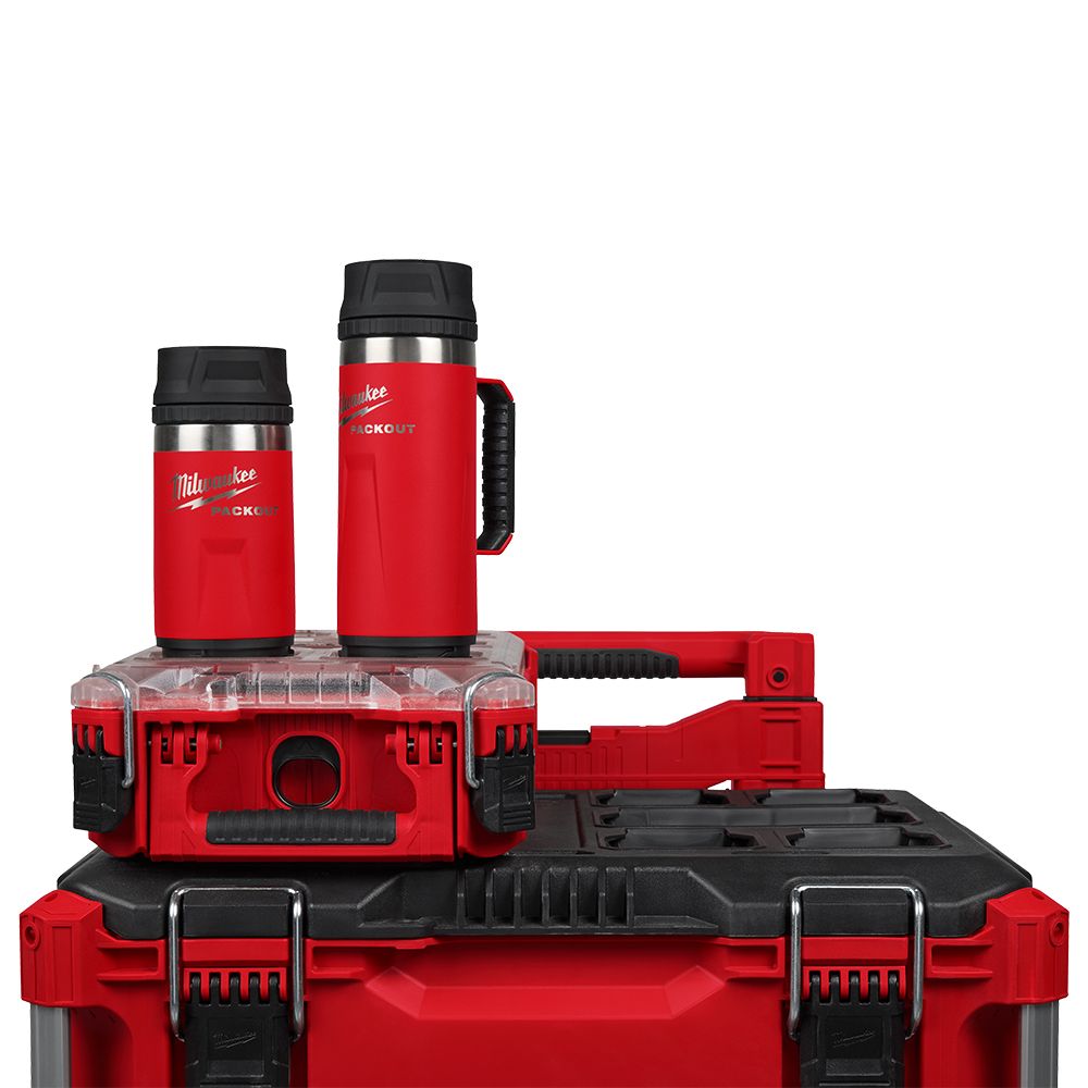 Milwaukee 48228394R PACKOUT 532ml (18oz) Sip Lid Red Mug – image 3