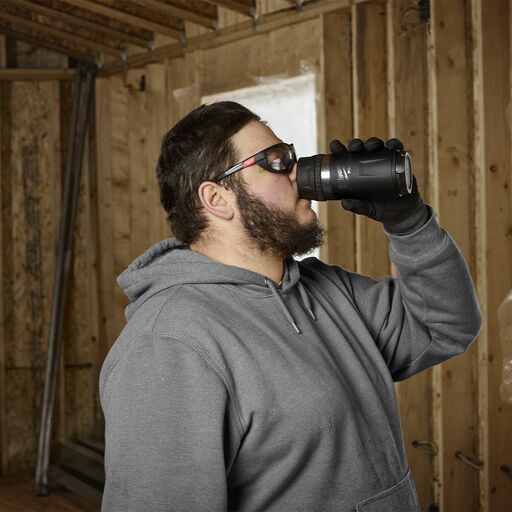 Milwaukee 48228391B PACKOUT 354ml (12oz) Sip Lid Black Bottle – image 2