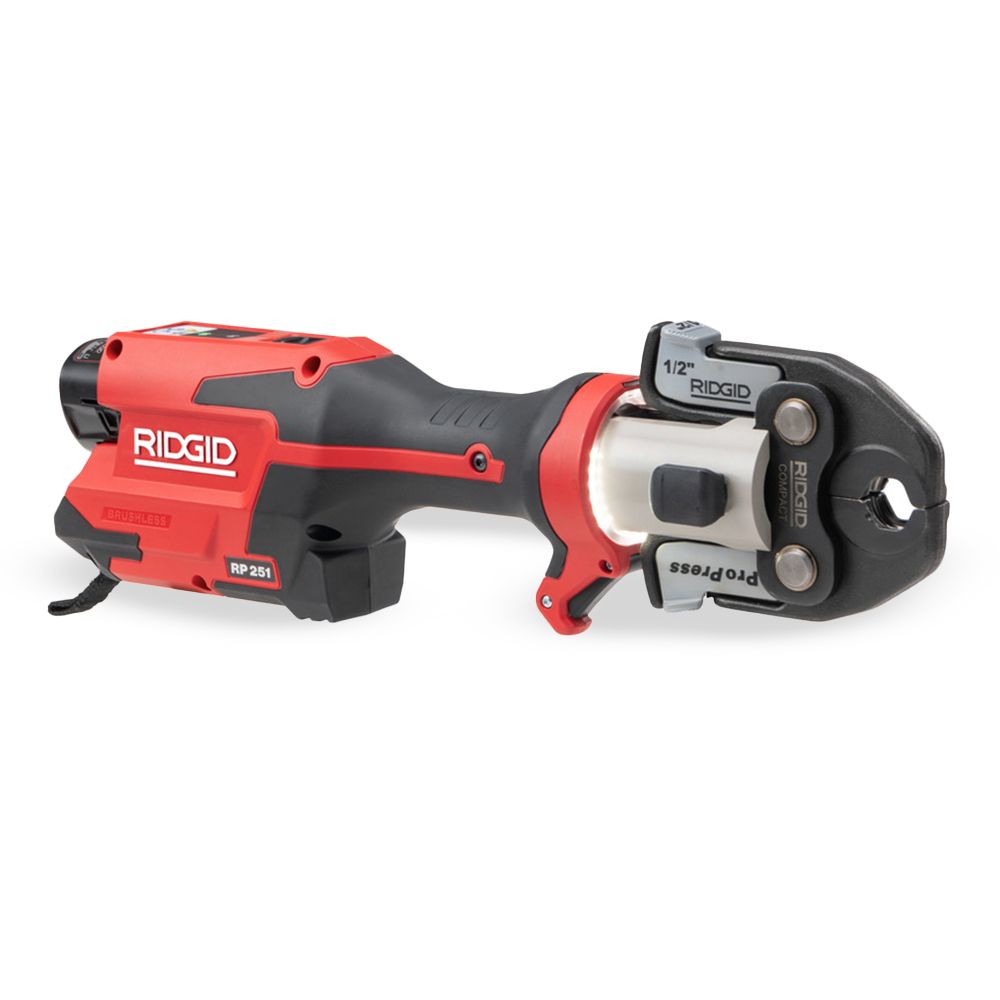 Ridgid RP251 (78828) 12V 2.5Ah Li-ion Cordless 24kN Press Tool Combo Kit – image 2