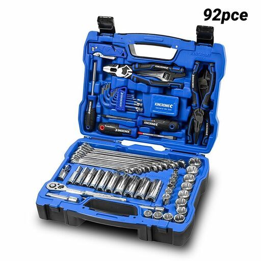 Kincrome K1857 92pce 3/8" Metric Socket & Accessories Portable Tool Kit