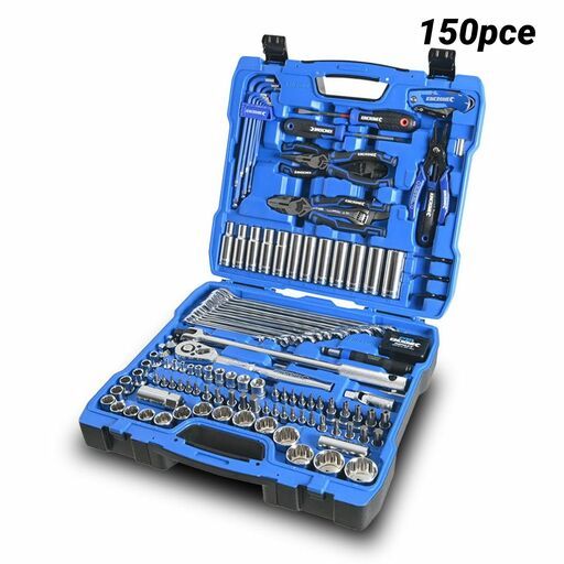 Kincrome K1870 150pce 1/2" Drive Sockets & Accessories Portable Metric Tool Kit
