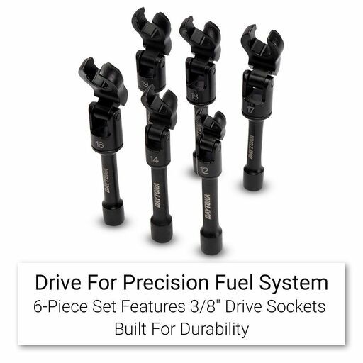 Daytona DILS6PCE 6pcs 3/8" Diesel Injector Line Socket Wrench Set – image 4