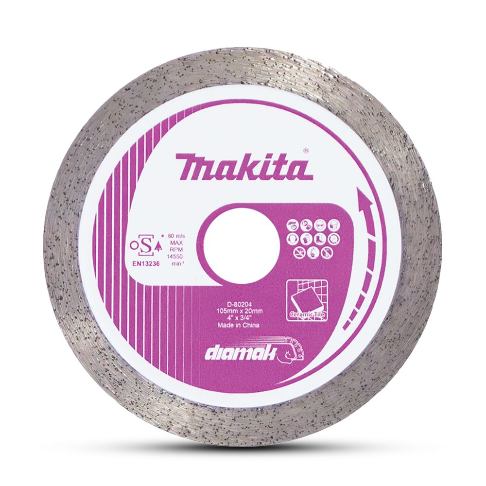 Makita D-80204 105mm x 20mm/16mm DIAMAK Continuo9us Rim Diamond Blade – image 2