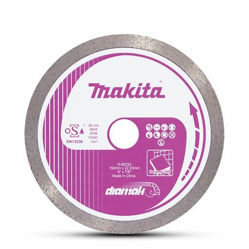 Makita D-80232 150mm x 22.23mm DIAMAK Continuo9us Rim Diamond Blade – image 2