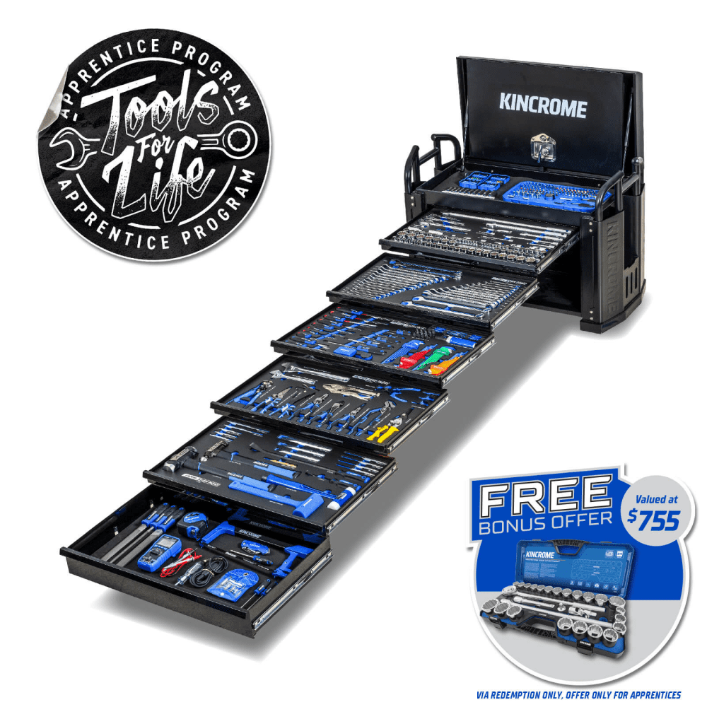 Kincrome P1830 452pce 6 Drawer (39") Black OFF-ROAD Field Service Tool Kit – image 1
