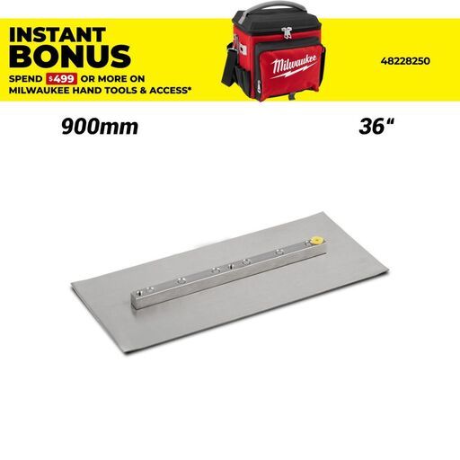 Milwaukee 48373606 4-Pack 900mm (36") 152 x 355mm (6" x 14") Trowel Finish Blades