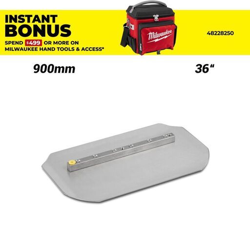Milwaukee 48373608 4-Pack 900mm (36") lades 203 x 355mm (8" x 14") Trowel Combination B