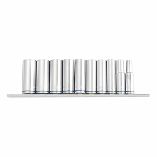 Kincrome K2178 10pce 3/8" Drive Metric Deep Socket Rail Set