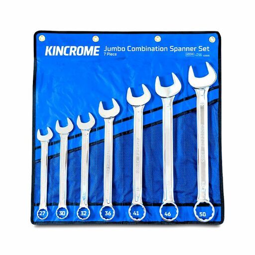 Kincrome K3035 7pce Metric Jumbo Combination Spanner Set