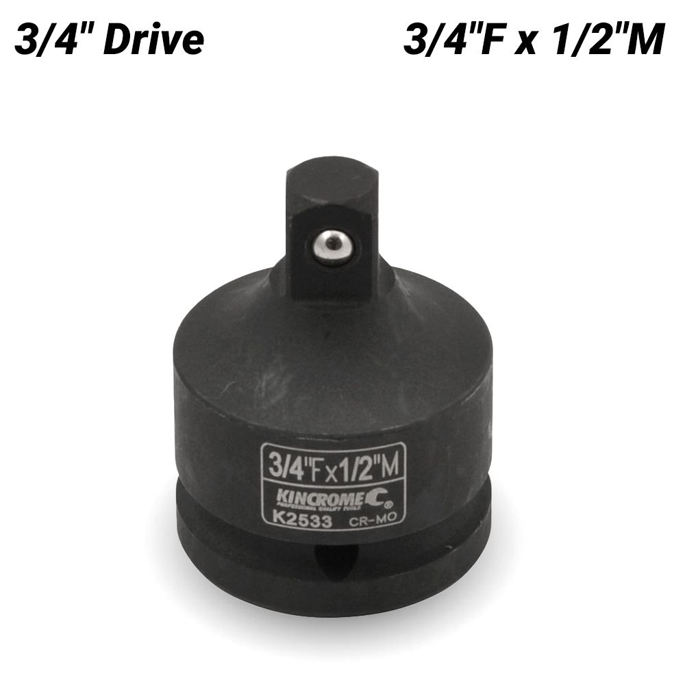 Kincrome K2533 3/4"F x 1/2"M 3/4" Drive Impact Adaptor – image 1