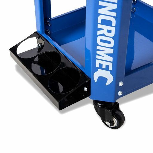 Kincrome K8114 2 Drawer Electric Blue Workshop Creeper Seat – image 2