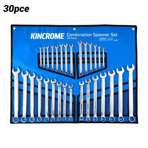 Kincrome K3030 30pce Metric / Imperial Combination Spanner Set
