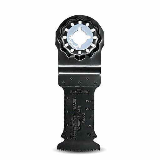 Makita B-64858 (TMA051) 32mm x 50mm x 18TPI STARLOCK HCS Bow Shape Plunge Cut Multi Tool Saw Blade