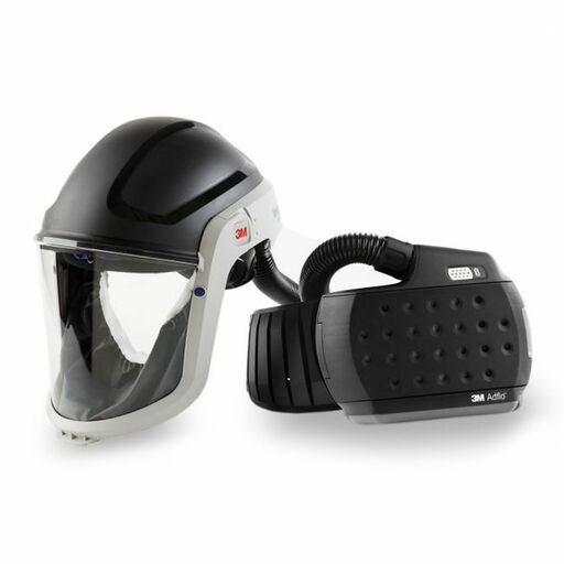 Speedglas 890307 Versaflo M-Series Face Shield & Safety Helmet M-307 with Adflo PAPR Respirator