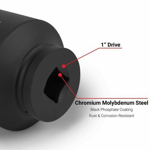 Daytona D1S80MM 80mm 1" Drive 6 Point Metric Impact Socket – image 5