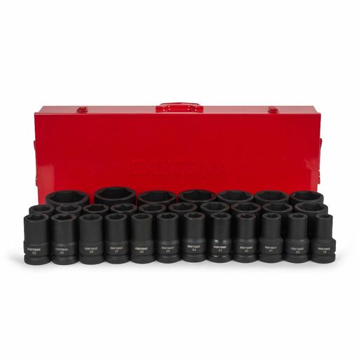 Daytona DISE291 29pce 1" 19-65mm Deep Impact Sockets Set Metric