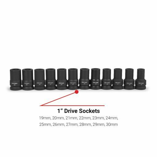 Daytona DISE291 29pce 1" 19-65mm Deep Impact Sockets Set Metric – image 4