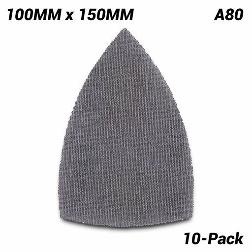 Makita D-78891 10-Pack 100mm x 150mm A80 Grit Mesh Sanding Delta Sheets