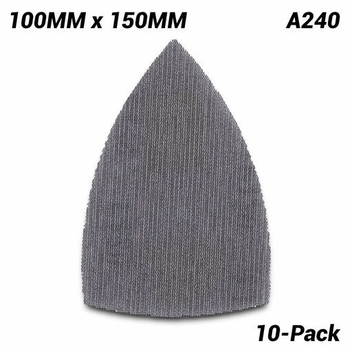 Makita D-78922 10-Pack 100mm x 150mm A240 Grit Mesh Sanding Delta Sheets