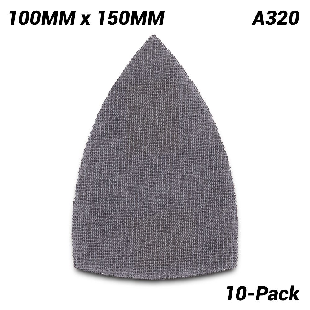 Makita D-78938 10-Pack 100mm x 150mm A320 Grit Mesh Sanding Delta Sheets – image 1