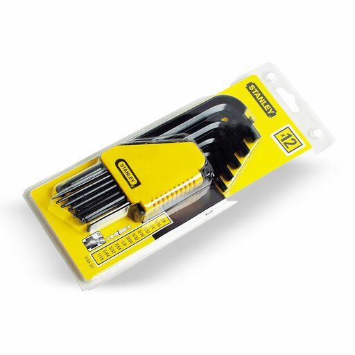 Stanley 0-69-257 12pce Imperial Long Ball End Hex Key Set – image 3