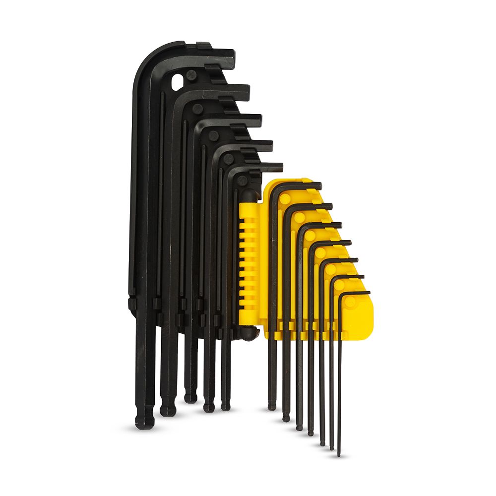 Stanley 0-69-257 12pce Imperial Long Ball End Hex Key Set – image 1