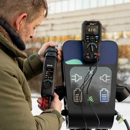 Ev Charger Testing Instruments FLIR EV KIT-2 EV Charger Test Kit with EV45-T2, DM286, and Test Leads
