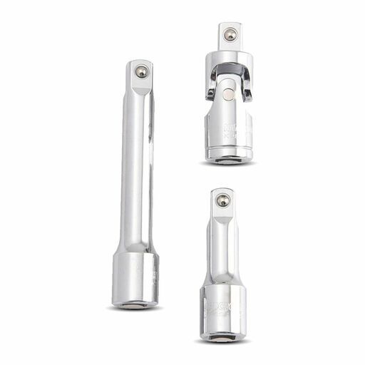 Kincrome K2968 3pce 1/2" Drive Mirror Polish Extension Bar Set