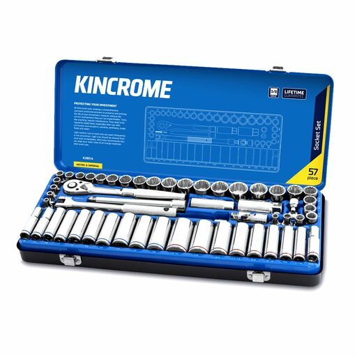 Kincrome K28014 57pce 3/8" Drive Socket Set - Metric & Imperial