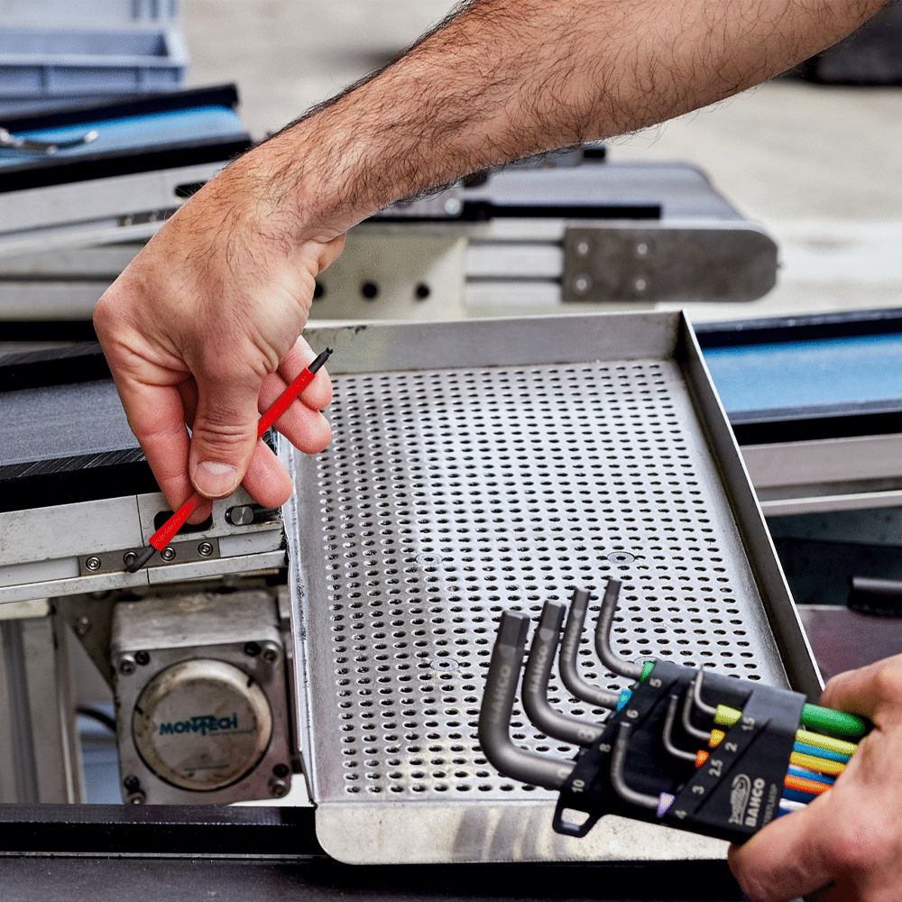 Bahco C1997LM/9P 9pce Metric Long Ball End Coloured Hex LKey Set