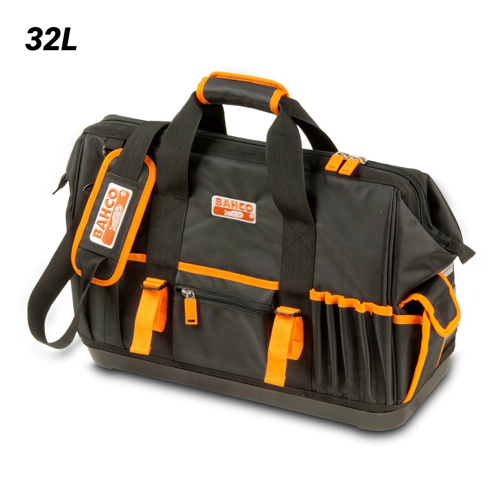 Bahco 4750FB2-19A 32L Closed Top Fabric Tool Bag with Rigid Base – image 1